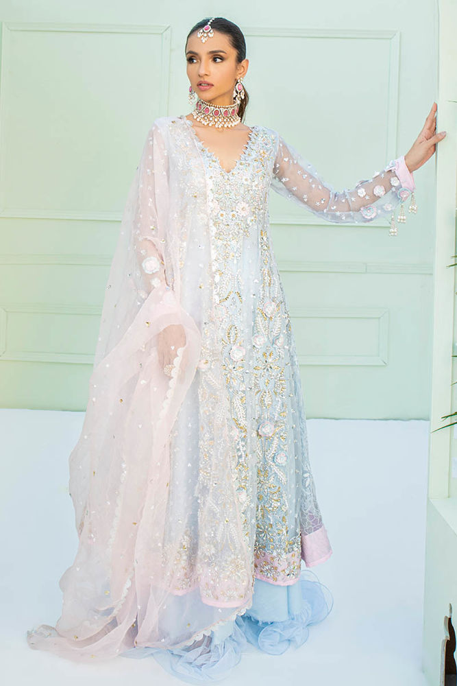 Picture of Parishay (Light Blue Embroidered)