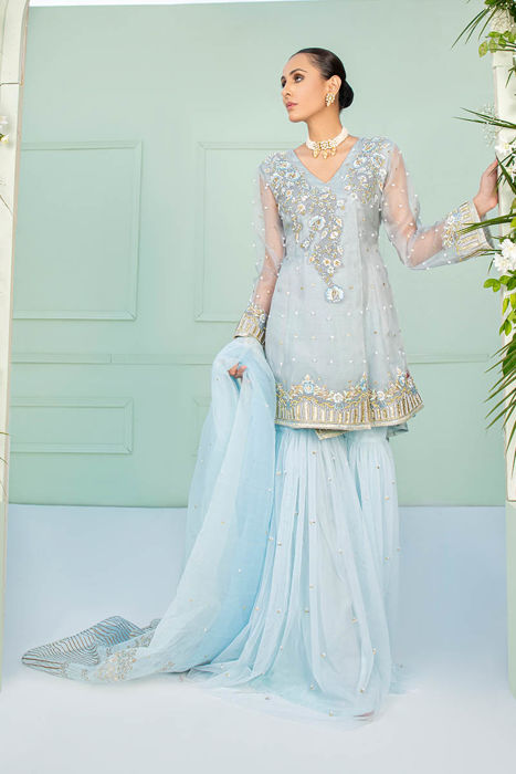 Minha (Grey Organza)