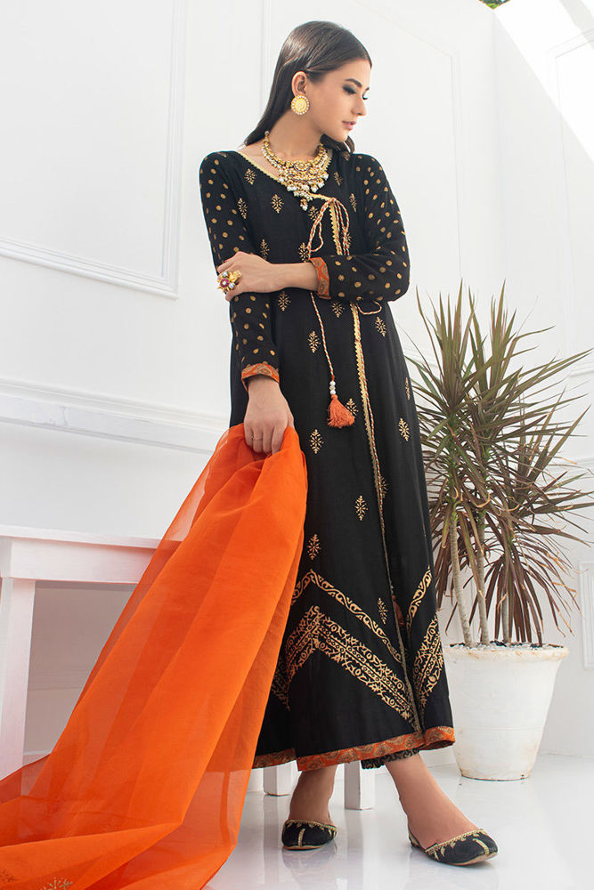 Picture of Black Rose - Shirt, Trouser And Dupatta