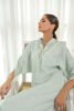 Picture of Azure Mint Kaftan - Sheesha Silk pants